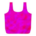 Simple pink Full Print Recycle Bags (L) 