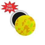 Simple yellow 1.75  Magnets (100 pack) 