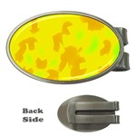 Simple yellow Money Clips (Oval) 