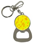 Simple yellow Bottle Opener Key Chains