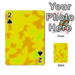Simple yellow Playing Cards 54 Designs 
