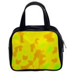 Simple yellow Classic Handbags (2 Sides)