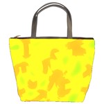 Simple yellow Bucket Bags