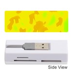 Simple yellow Memory Card Reader (Stick) 
