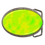 Simple yellow and green Belt Buckles