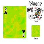 Simple yellow and green Playing Cards 54 Designs 