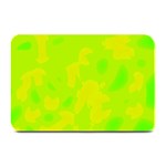 Simple yellow and green Plate Mats