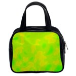 Simple yellow and green Classic Handbags (2 Sides)
