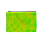 Simple yellow and green Cosmetic Bag (Medium) 