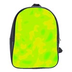 Simple yellow and green School Bags(Large) 