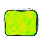 Simple yellow and green Mini Toiletries Bags