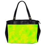 Simple yellow and green Office Handbags (2 Sides) 