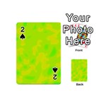 Simple yellow and green Playing Cards 54 (Mini) 