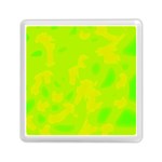 Simple yellow and green Memory Card Reader (Square) 