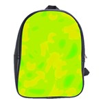Simple yellow and green School Bags (XL) 