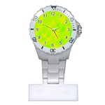 Simple yellow and green Plastic Nurses Watch