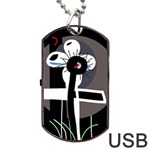 Dark Dog Tag USB Flash (One Side)
