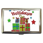 Happy Holidays - gifts and stars Cigarette Money Cases