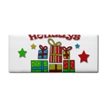 Happy Holidays - gifts and stars Hand Towel