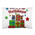Happy Holidays - gifts and stars Pillow Case