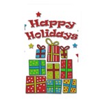 Happy Holidays - gifts and stars Memory Card Reader