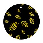 Decorative bees Ornament (Round) 