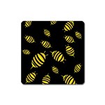 Decorative bees Square Magnet