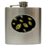 Decorative bees Hip Flask (6 oz)