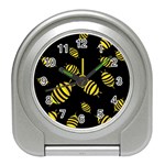 Decorative bees Travel Alarm Clocks