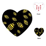 Decorative bees Playing Cards (Heart) 