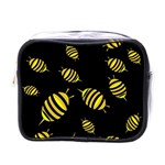 Decorative bees Mini Toiletries Bags