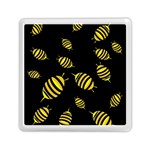 Decorative bees Memory Card Reader (Square) 