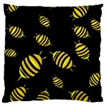 Decorative bees Large Cushion Case (Two Sides)