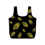 Decorative bees Full Print Recycle Bags (S) 