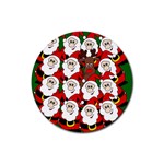 Did you see Rudolph? Rubber Coaster (Round) 