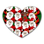 Did you see Rudolph? Heart Mousepads