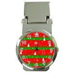 Xmas pattern Money Clip Watches