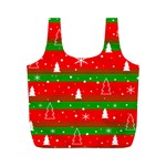 Xmas pattern Full Print Recycle Bags (M) 
