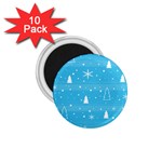 Blue Xmas 1.75  Magnets (10 pack) 
