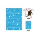 Blue Xmas Playing Cards (Mini) 