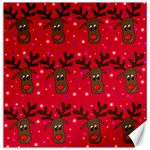 Reindeer Xmas pattern Canvas 12  x 12  