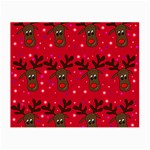 Reindeer Xmas pattern Small Glasses Cloth (2-Side)