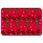 Reindeer Xmas pattern Large Doormat 
