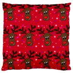 Reindeer Xmas pattern Large Cushion Case (One Side)