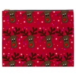 Reindeer Xmas pattern Cosmetic Bag (XXXL) 
