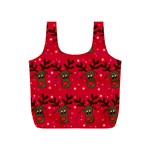 Reindeer Xmas pattern Full Print Recycle Bags (S) 