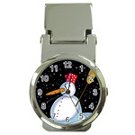 Lonely snowman Money Clip Watches