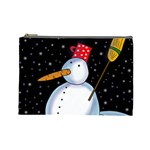 Lonely snowman Cosmetic Bag (Large) 
