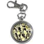 Yellow abstract garden Key Chain Watches