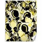 Yellow abstract garden Canvas 12  x 16  